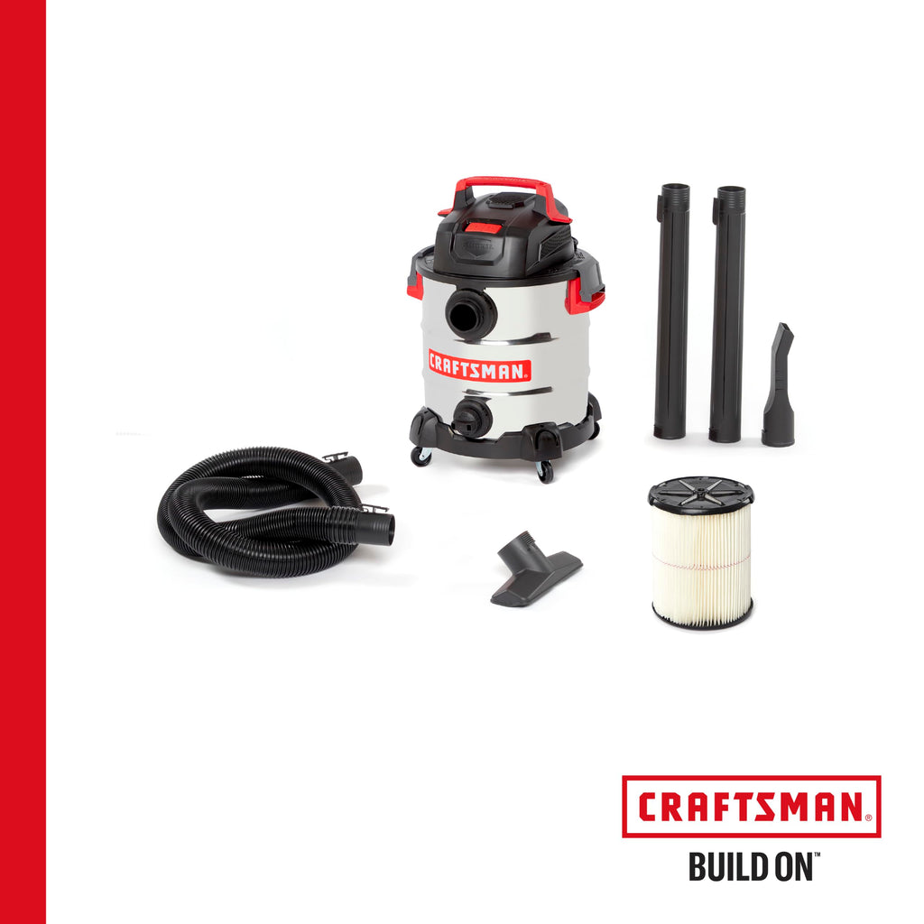 10 Gallon Stainless Steel Wet Dry Vac W868