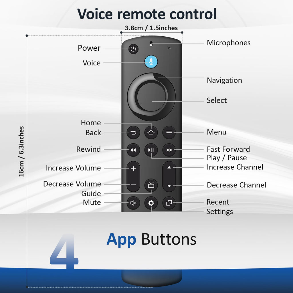 Voice Remote for Fire TV Cube FireStick 4K Max 4K Lite HD S552