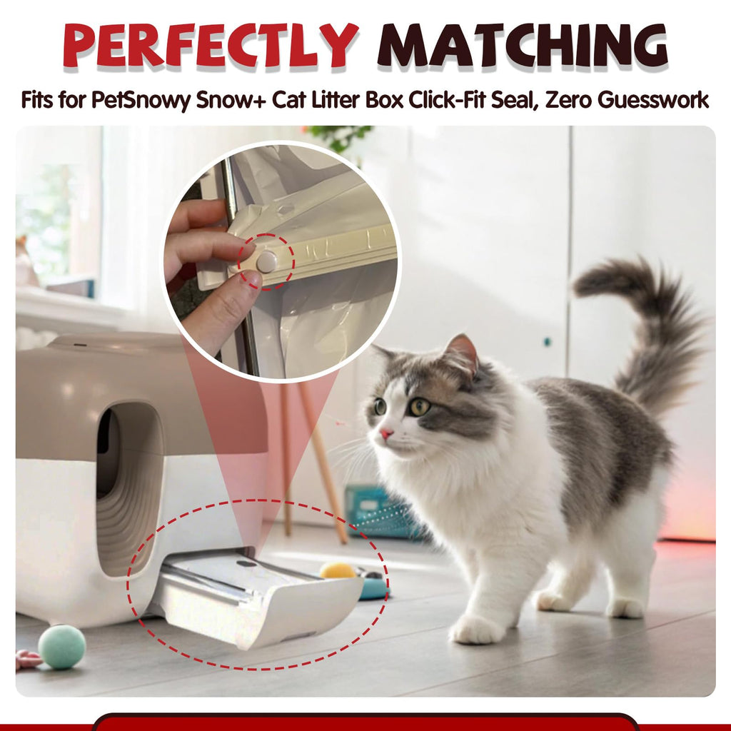 120 Pcs Self-Sealing Drawer Cat Litter Bags M88541