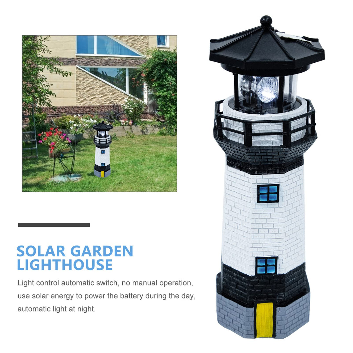 Solar Powered Rotating Garden Statue X11621