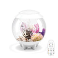 15 Gallon White Aquarium with LED Lights X747