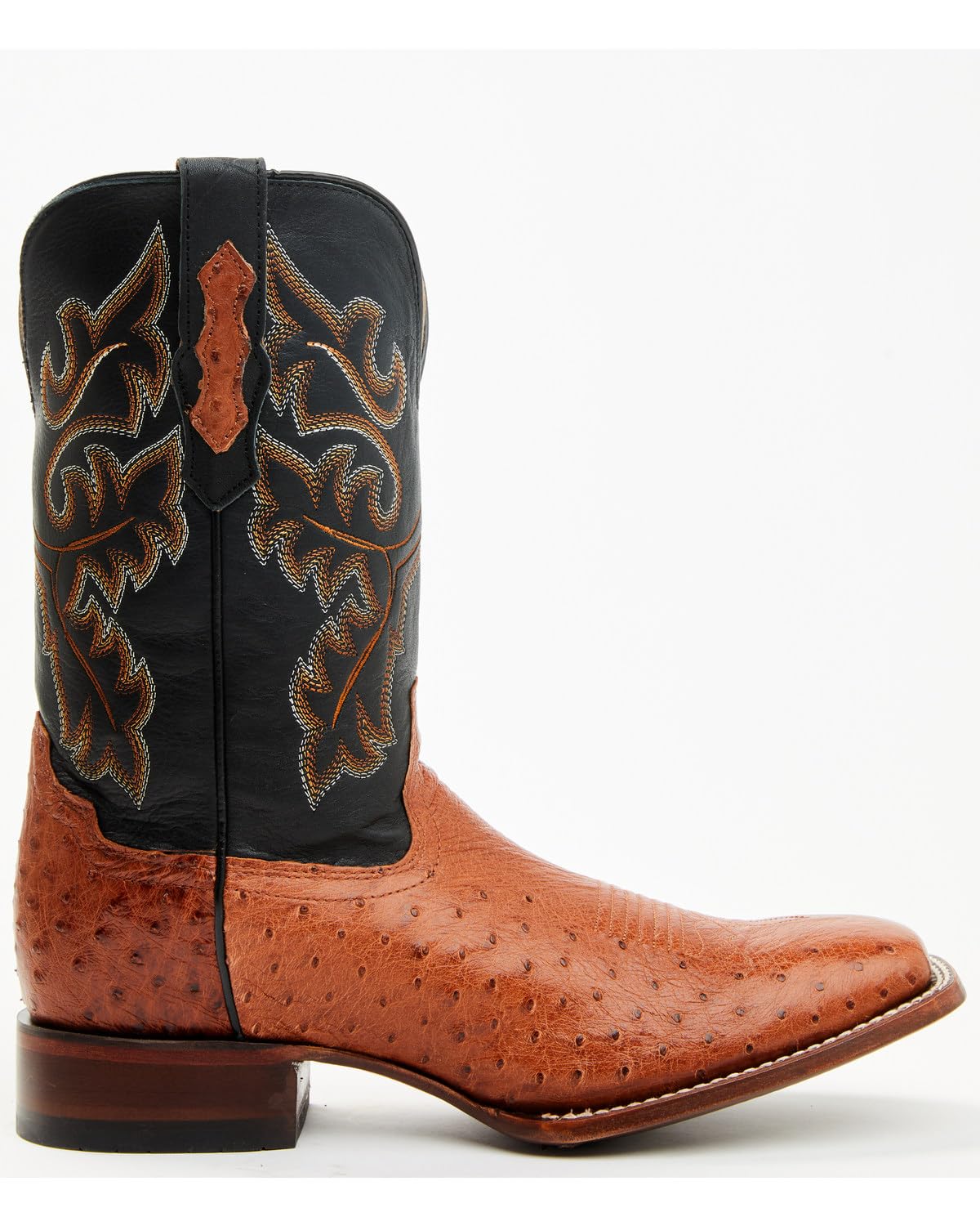 Ostrich Western Boot Broad Square Toe Z7832