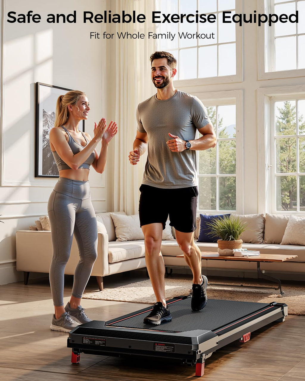 Incline Walking Pad Treadmill 330 Lbs Capacity 2.5HP V6564