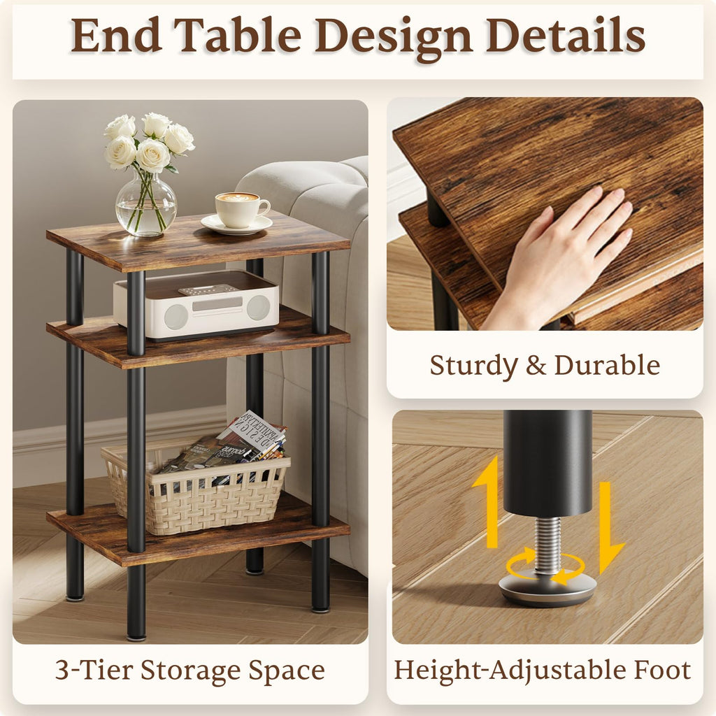 3-Tier Metal Side Table G96860