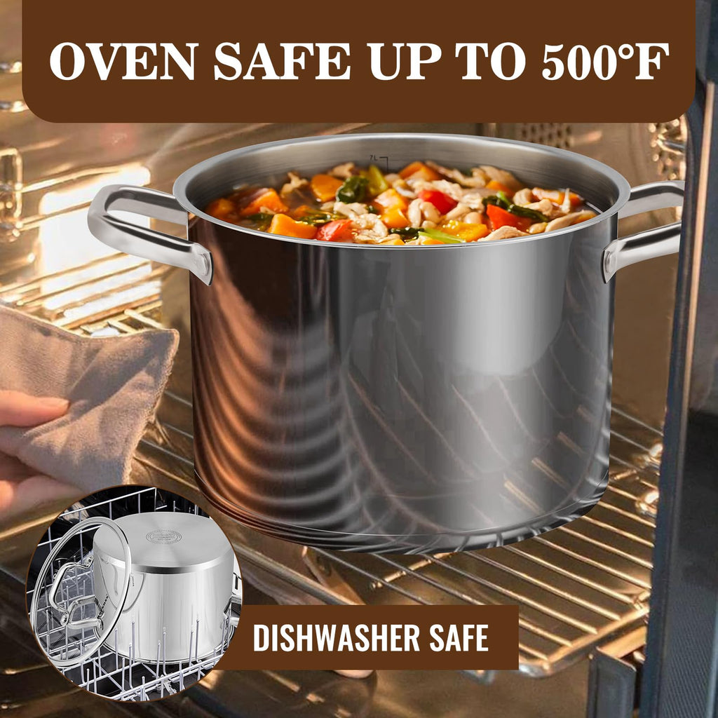Stainless Steel 8-Quart Stock Pot U7243