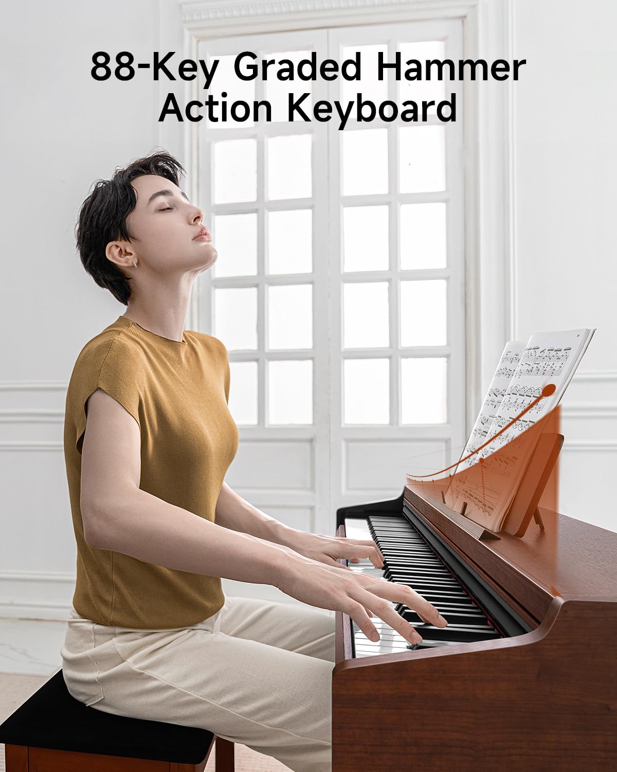 88 Key Graded Weighted Digital Piano O79798
