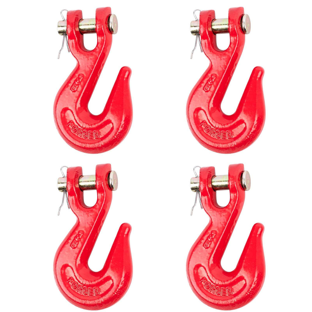 3/8'' Red Powder Coating Grade 80 Clevis Grab Hook H7618