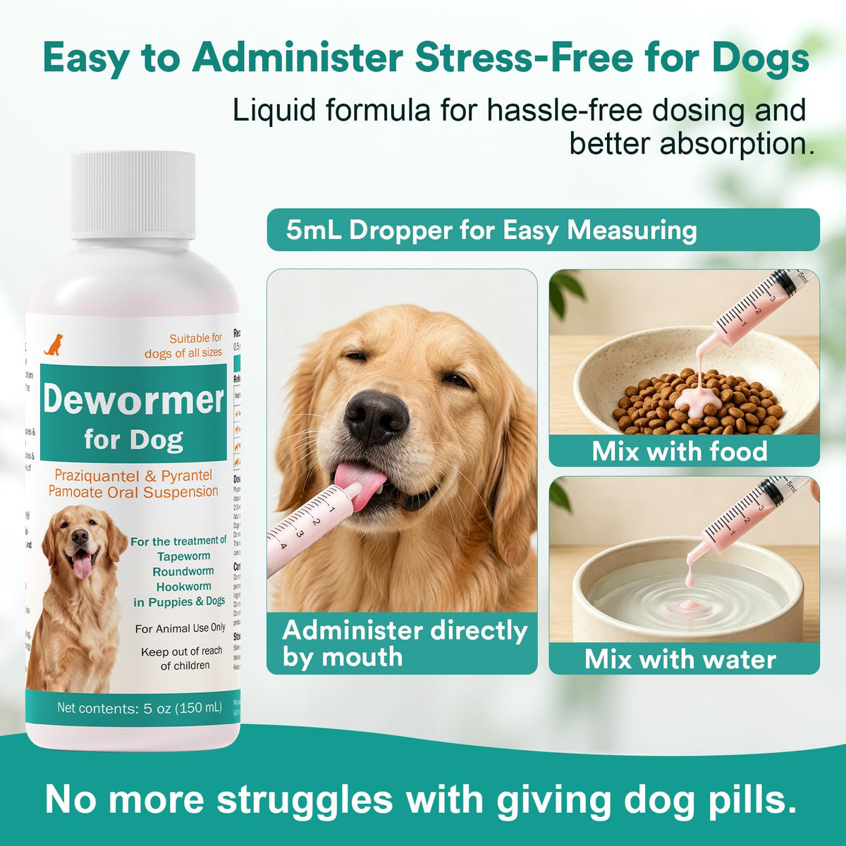 Dogs & Puppies Dewormer D404
