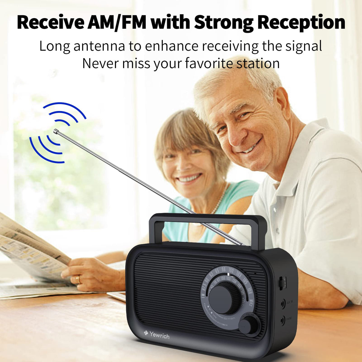AM FM Radio with Bluetooth J501