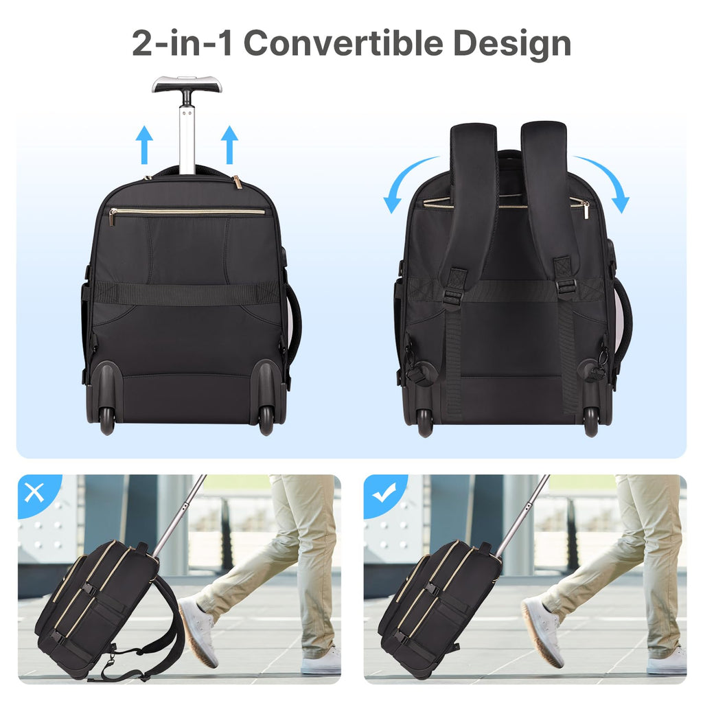 Rolling Backpack with Wheels R140720