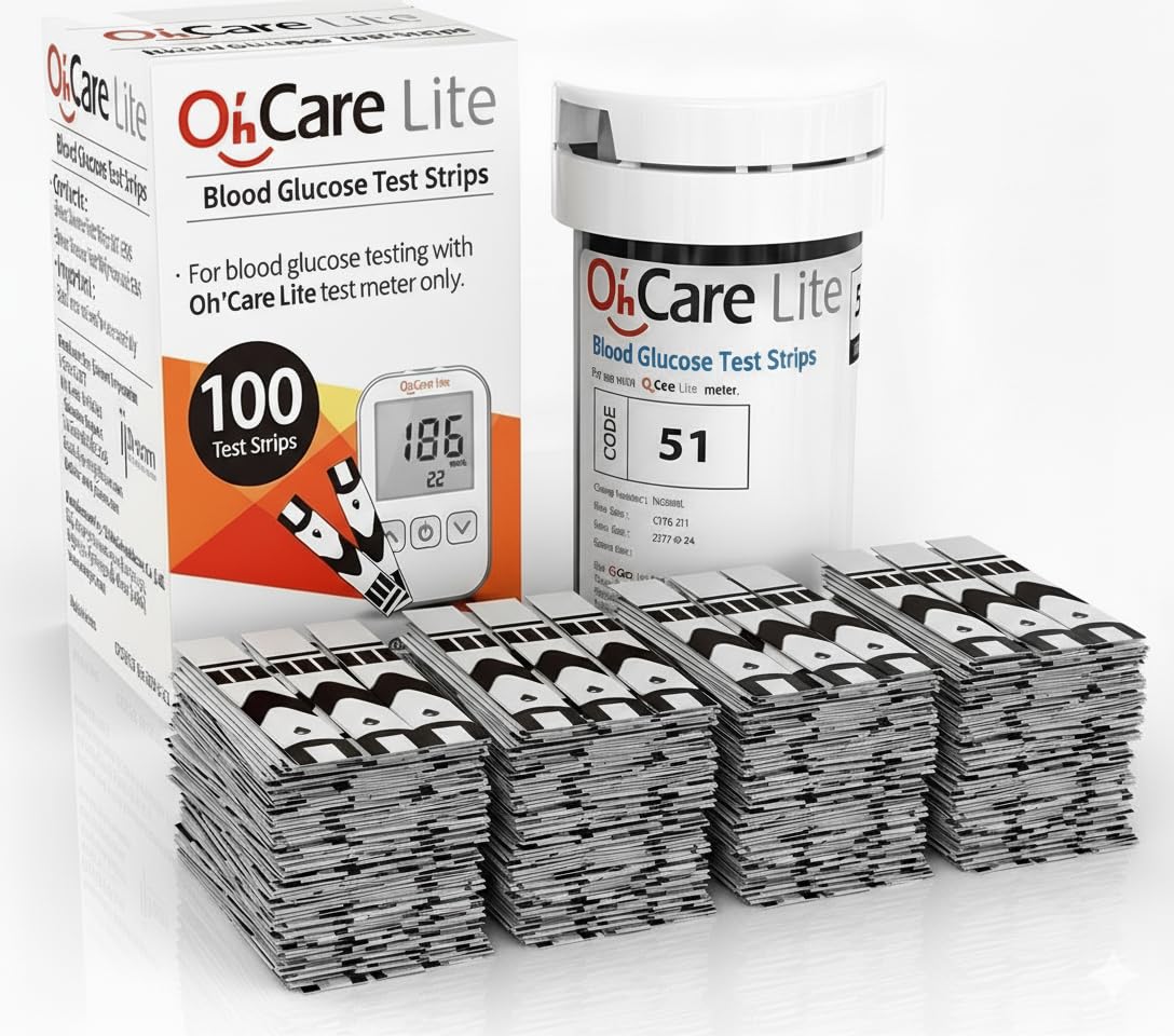 100 Test Strips for Blood Glucose Meter A50409