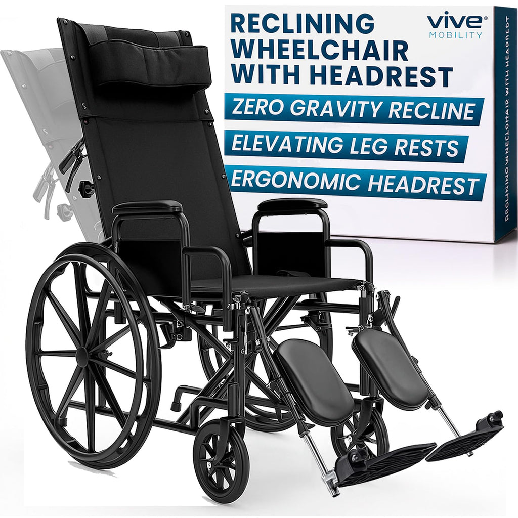 Reclining Wheelchair with Elevating Leg Rests U651223