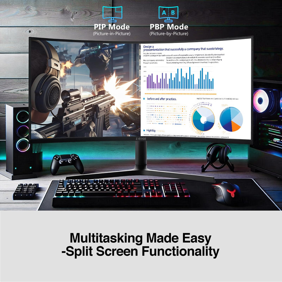 34 inch Curved Gaming Monitor W37656