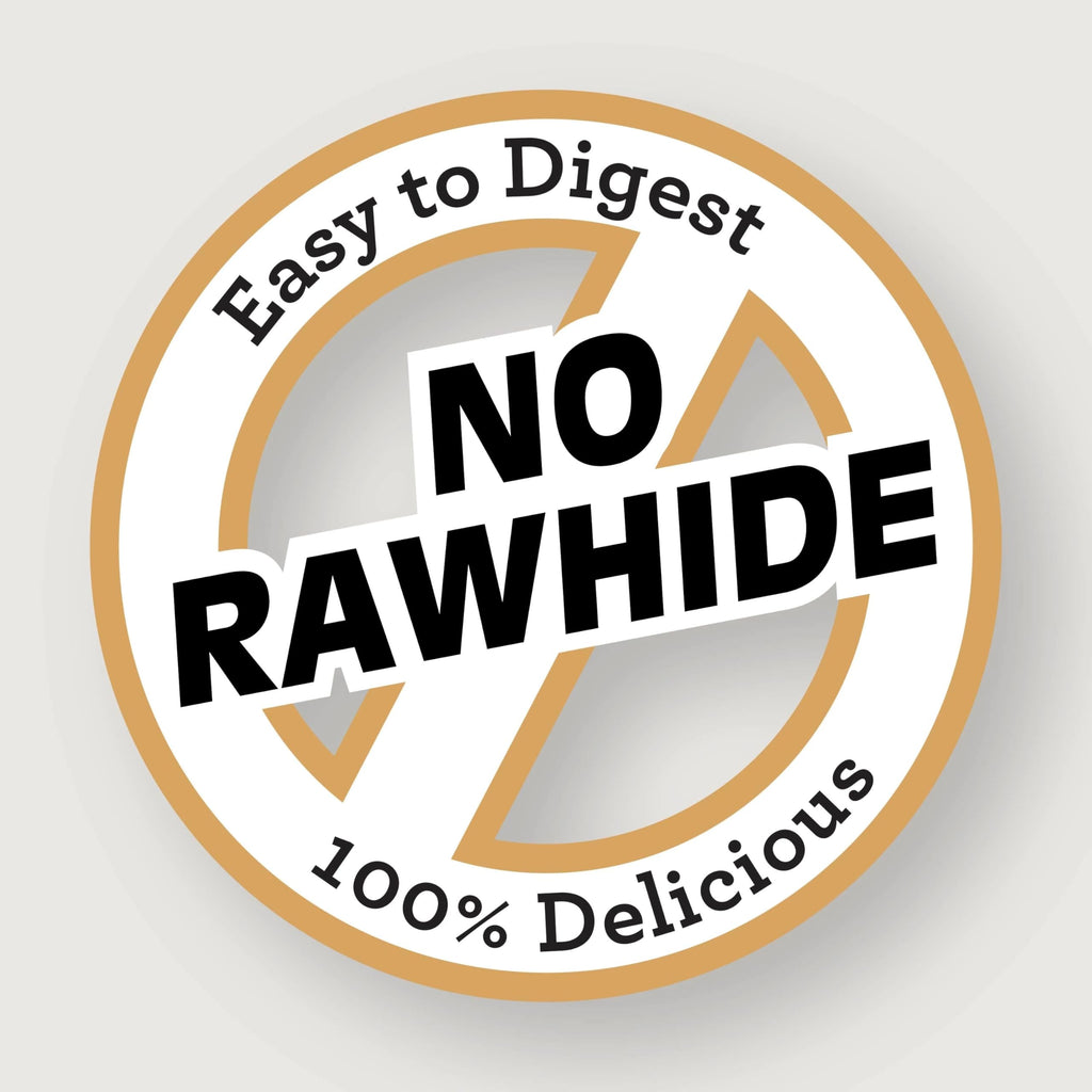 Peanut Butter Pork Flavor Rawhide-Free Dog Chews 6 Twistz P9824
