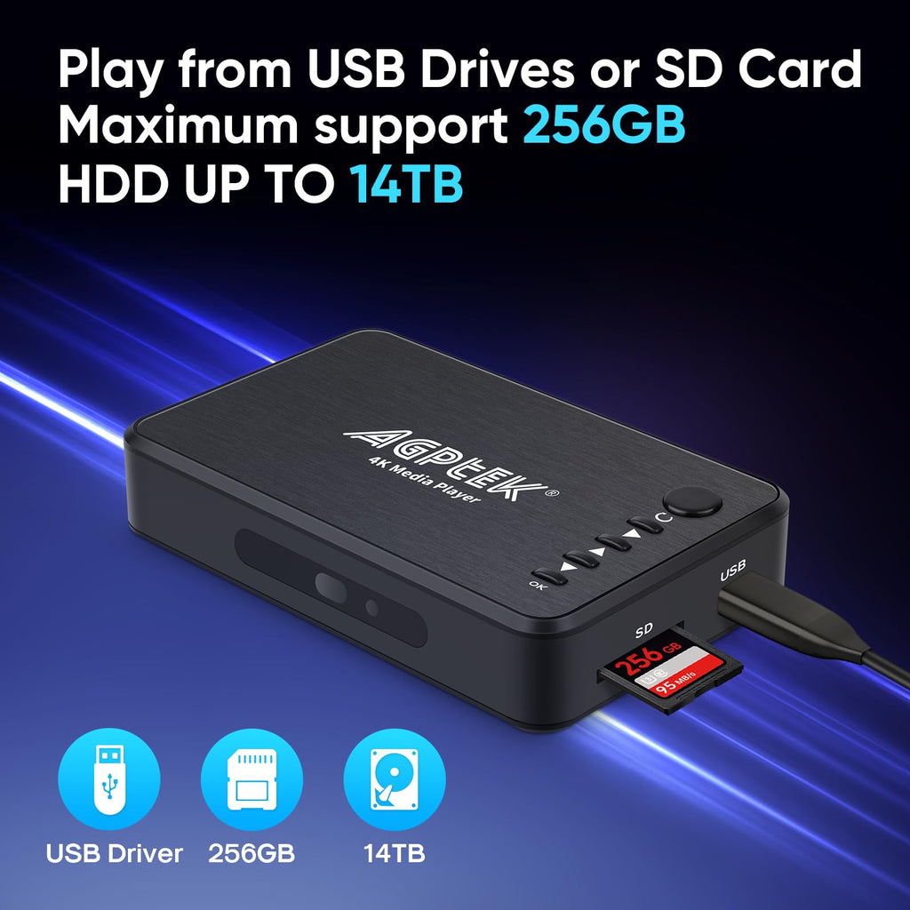 4K HDMI TV Media Player W866870