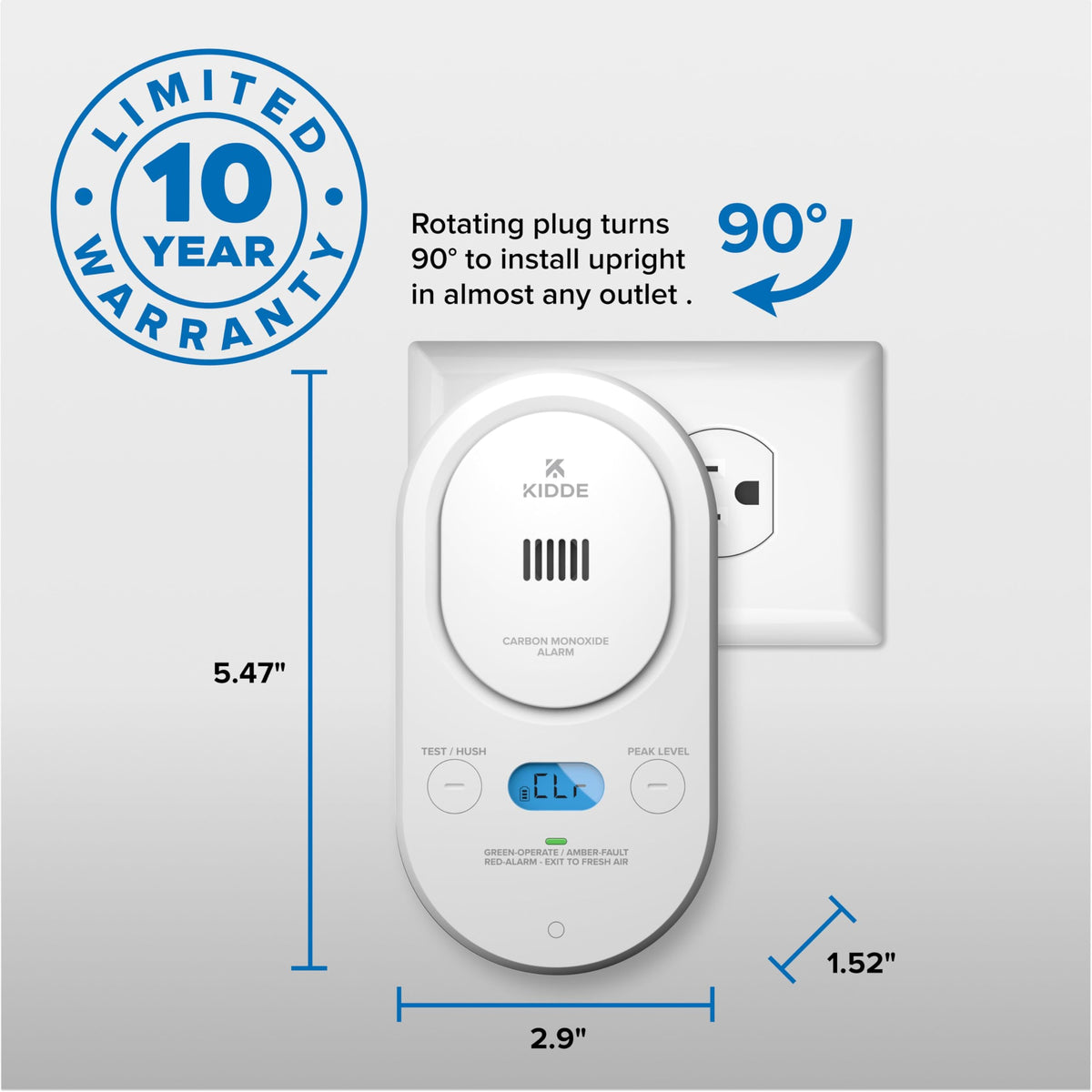Carbon Monoxide Detector P468