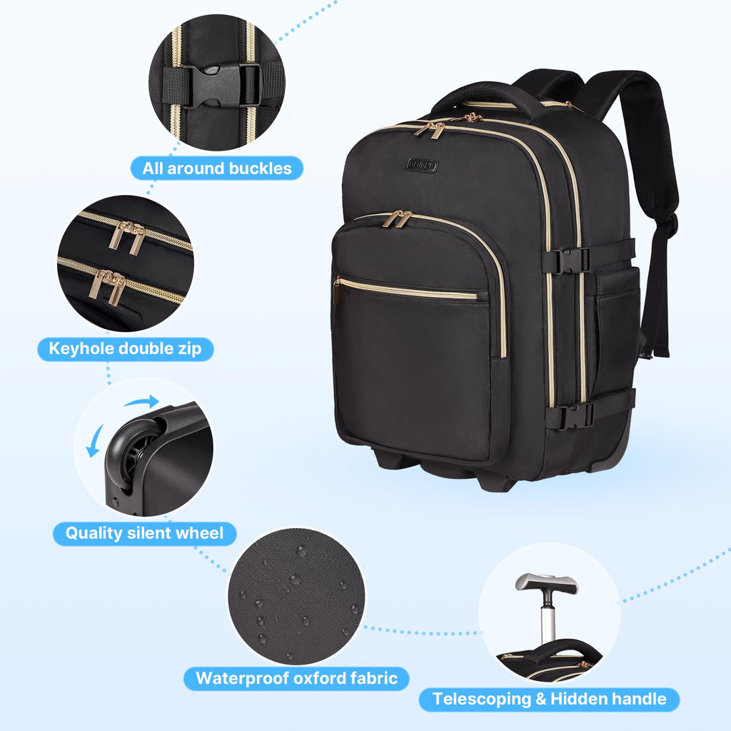 Rolling Backpack with Wheels R140720