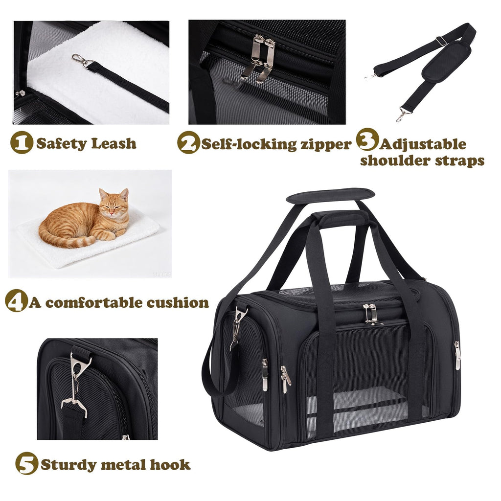 Soft-Sided Foldable Pet Carrier W3114