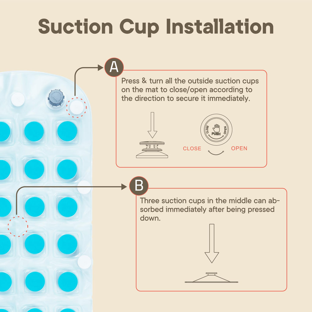 Bath Massager Mat with Adjustable Bubbles and Remote Control I17849
