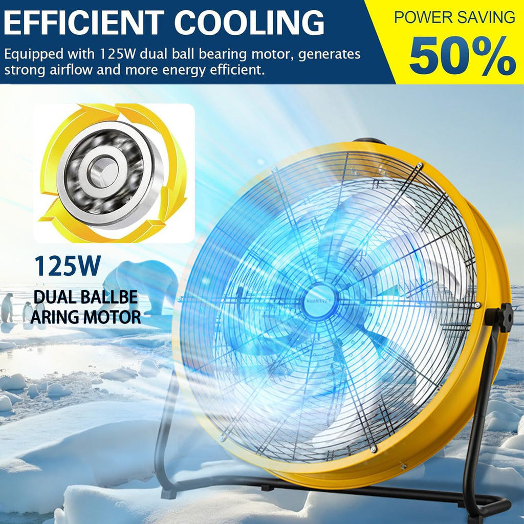 20 Inch 3 Speed Heavy Duty Metal Drum Fan I677