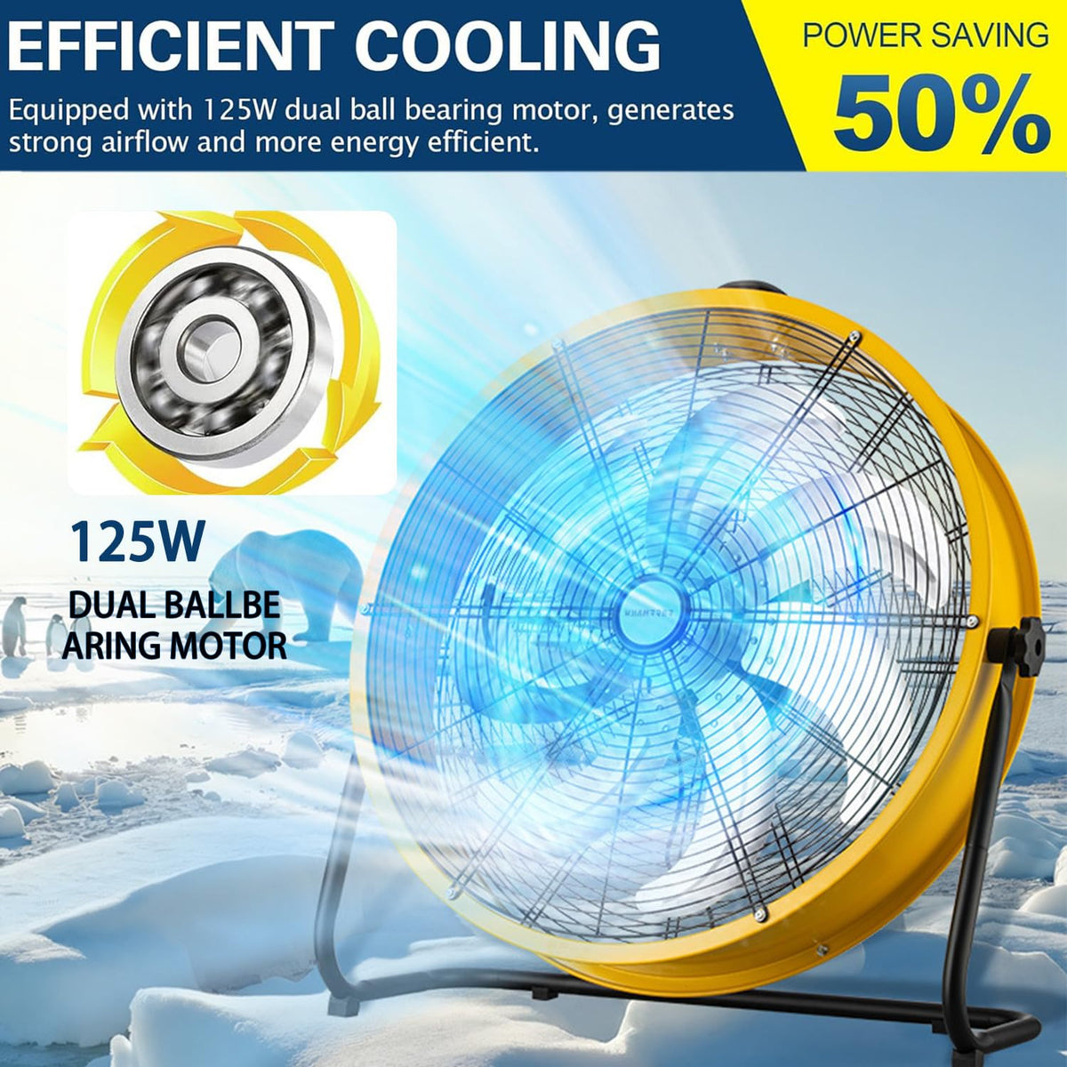 20 Inch 3 Speed Heavy Duty Metal Drum Fan I677