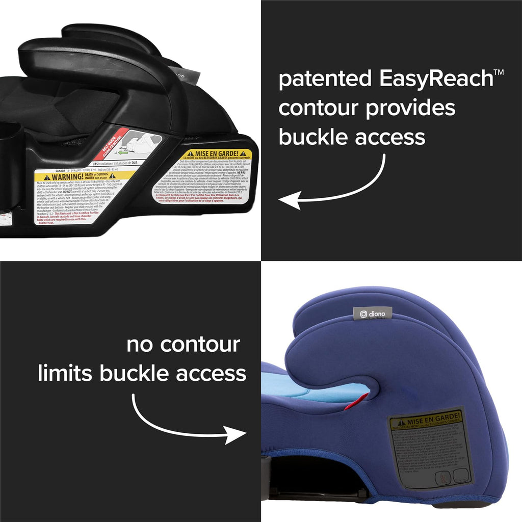 Black Backless Booster, Pack of 2 S53433