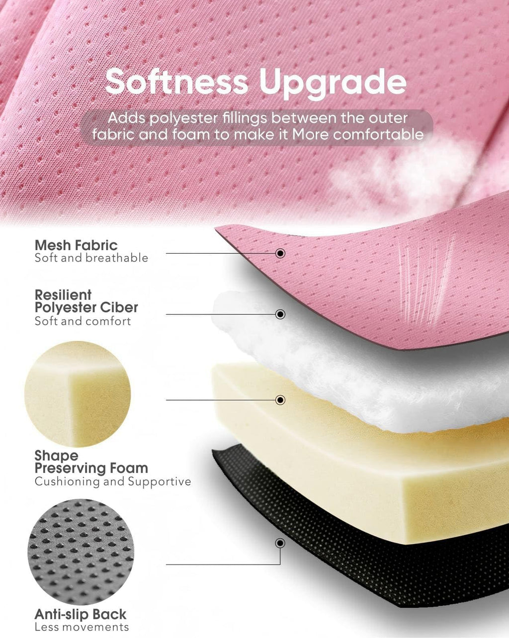 Pink Infant Car Seat Insert L51598