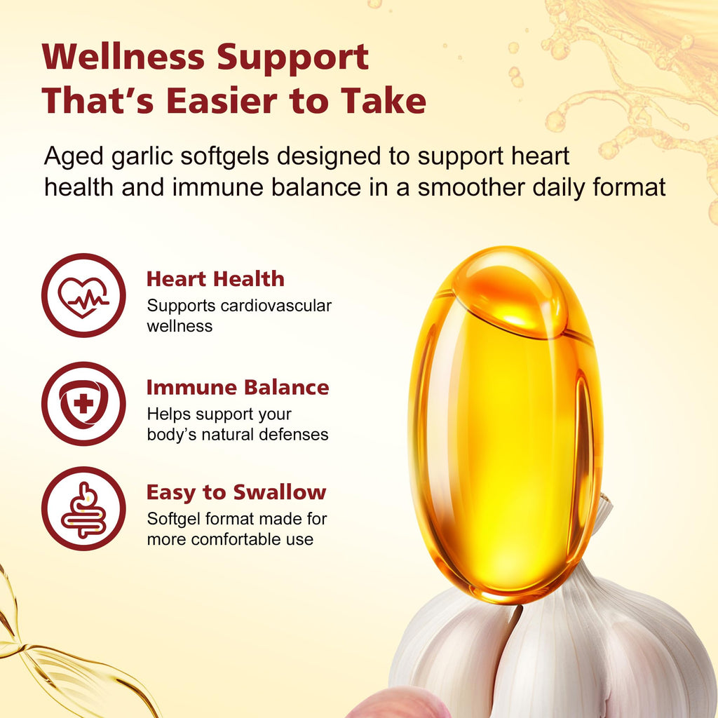 Odorless Garlic Extract 500 mg Softgels T69529
