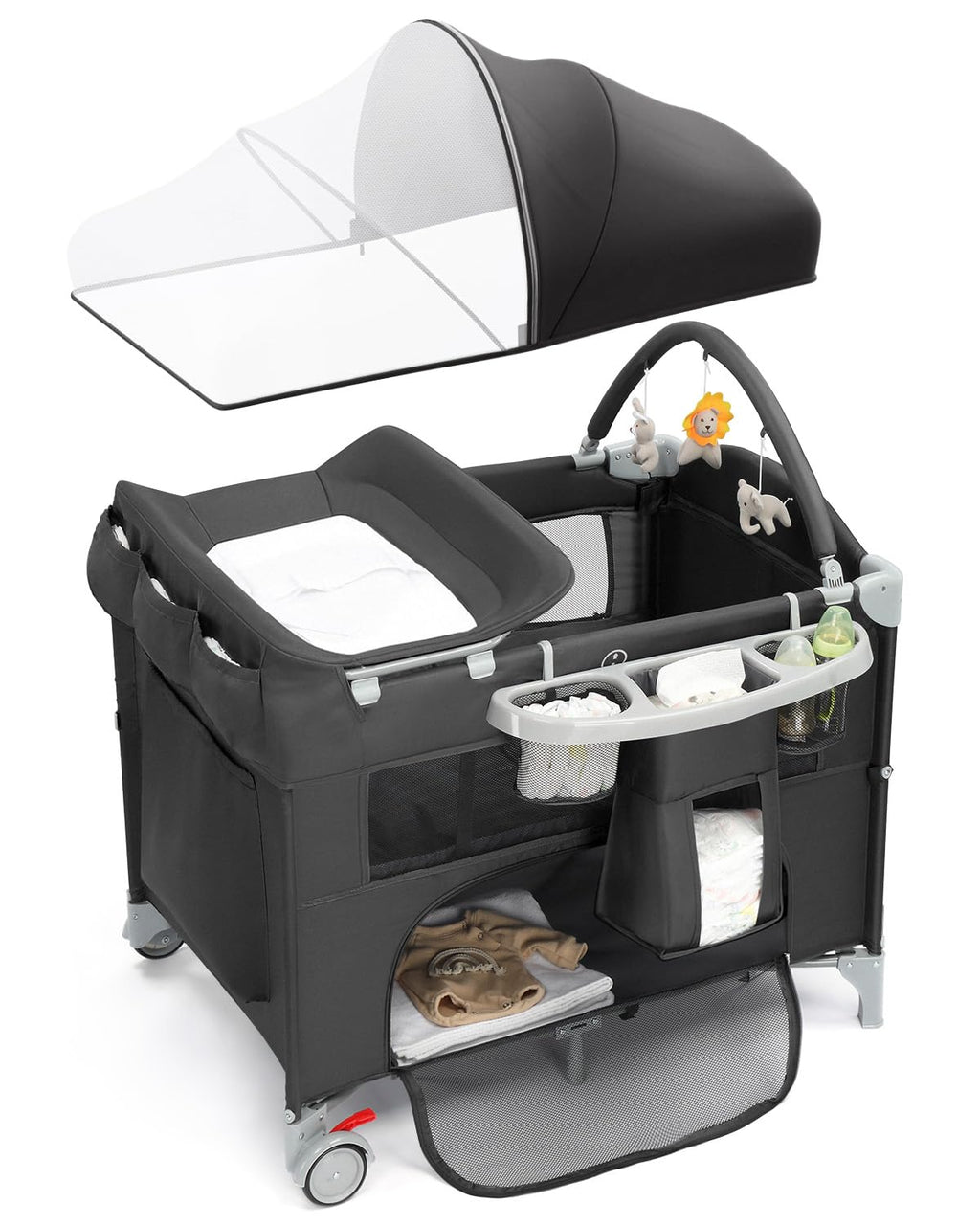 5 in 1 Bedside Bassinet U394
