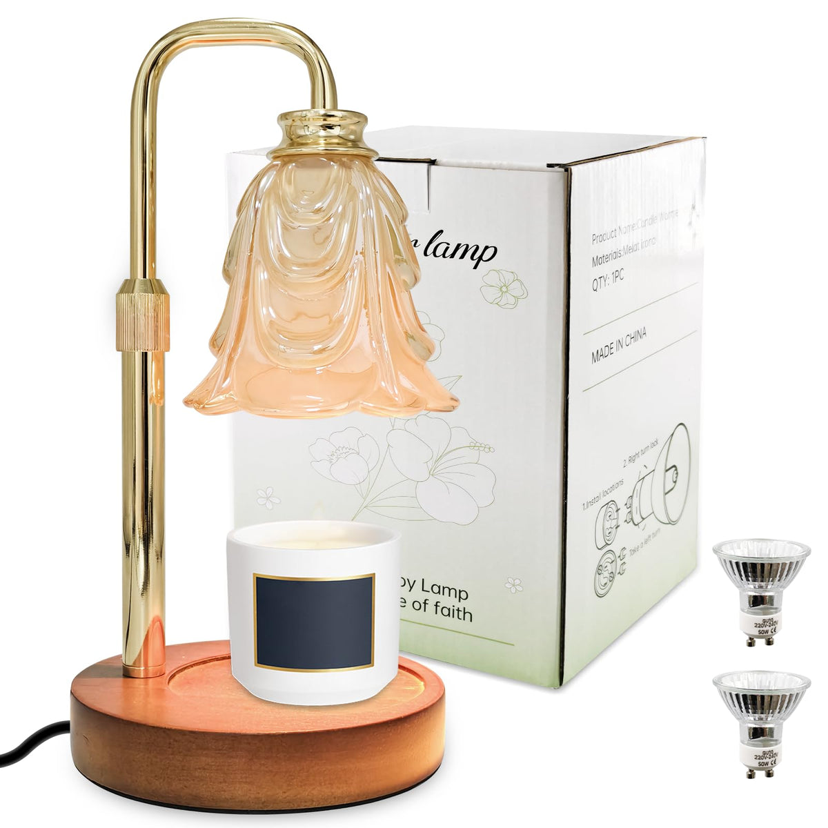 Candle Warmer Lamp with Timer & Dimmer B802063