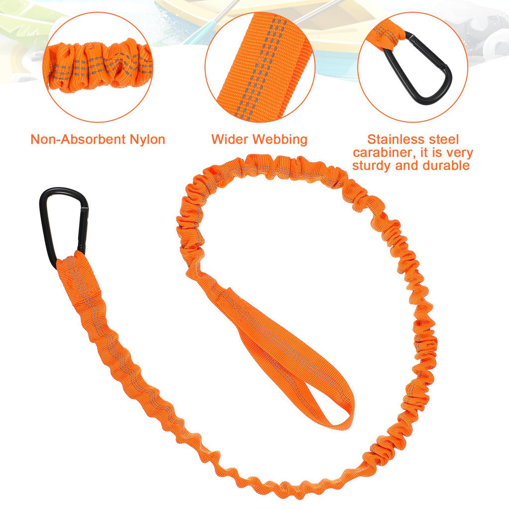 Kayak Paddle Leash with Carabiner H7396