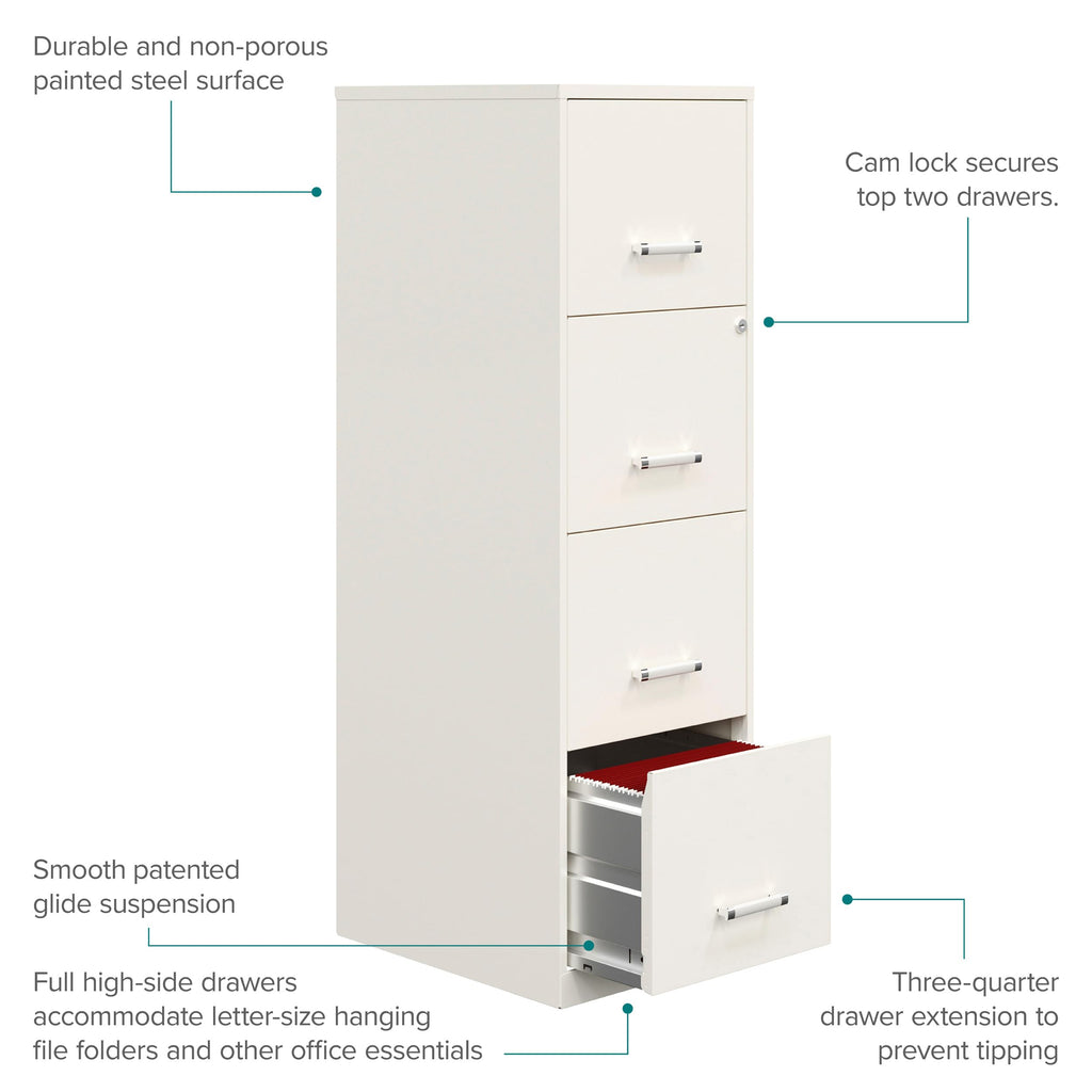 4 Drawer Vertical Steel File Cabinet H818