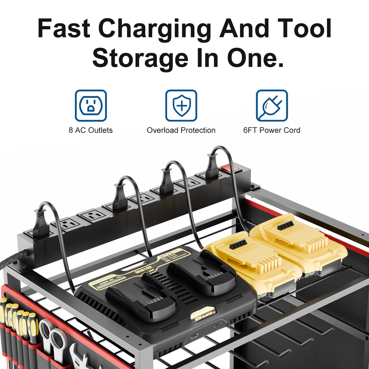 Rolling Tool Organizer Cart O7116