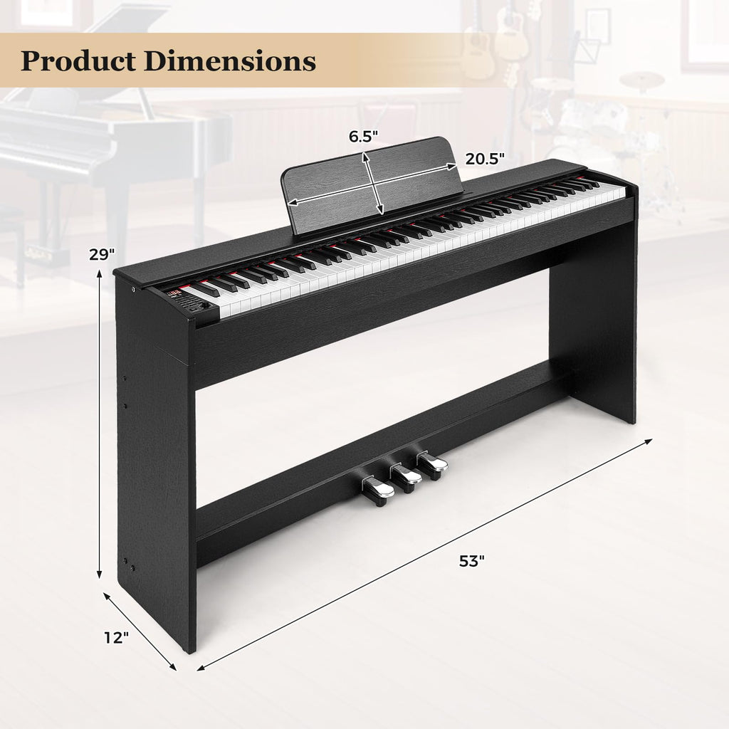 88 Key Weighted Hammer Action Digital Piano D413113