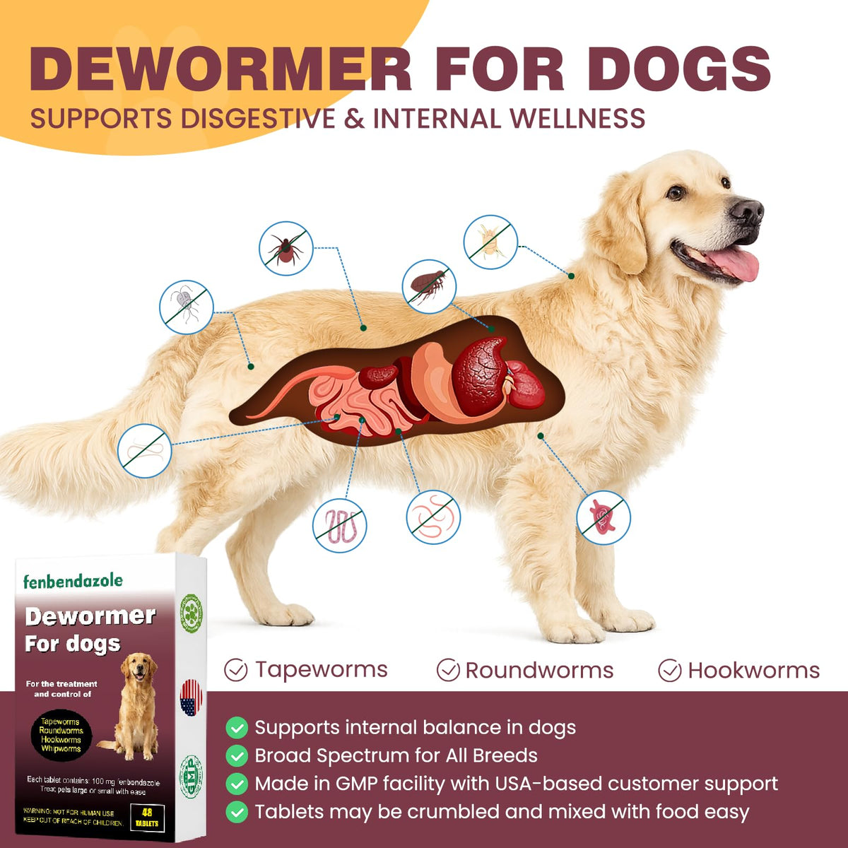 Dogs Dewormer 48 Count D320
