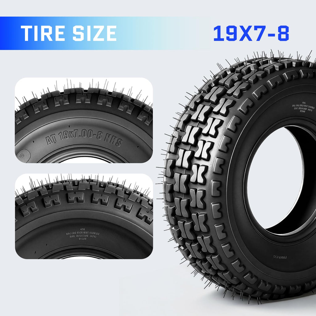19x7-8 ATV UTV Tires Set of 2 D34624