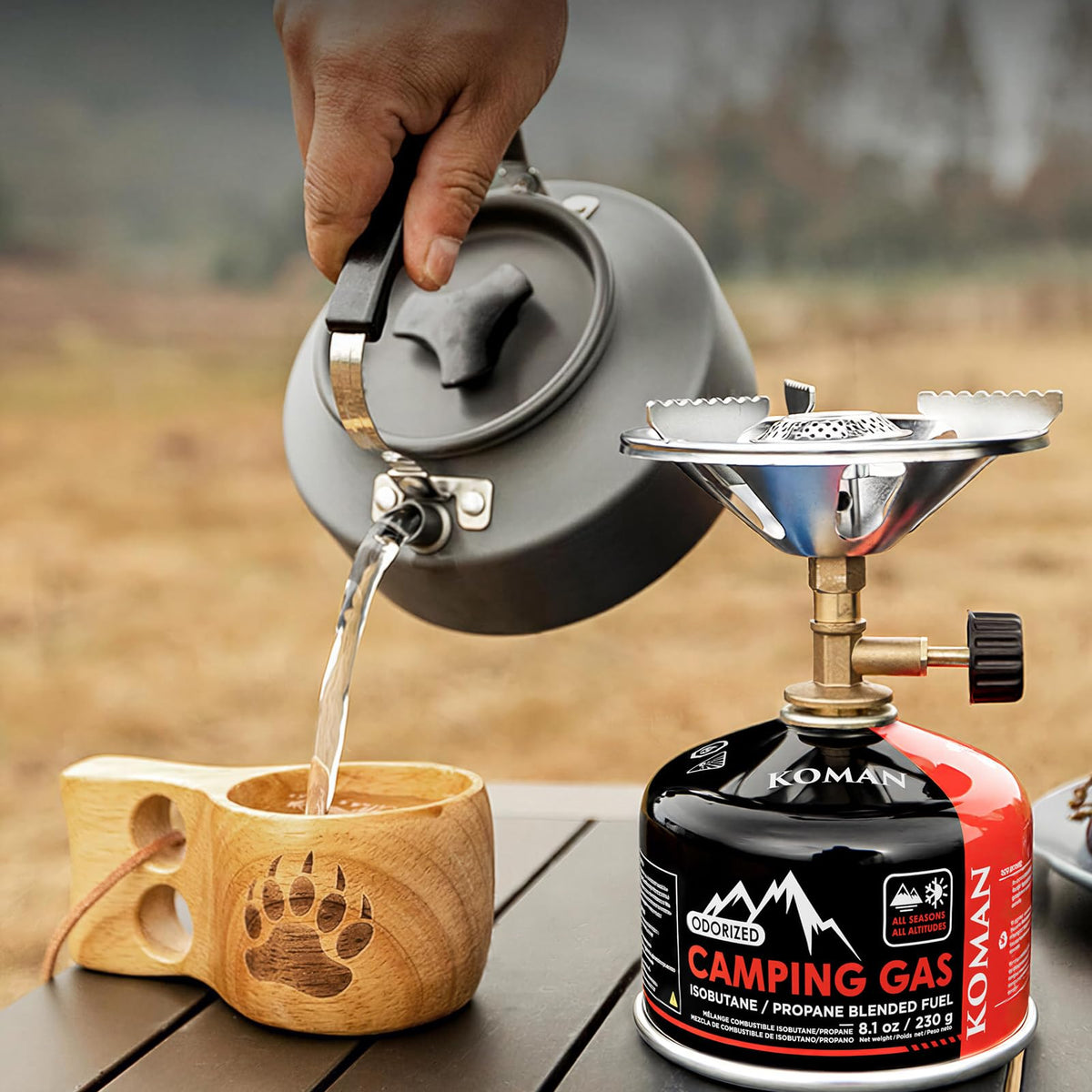 230 Gram Isobutane Butane Propane Camping Fuel Canister Pack of 6 V239038