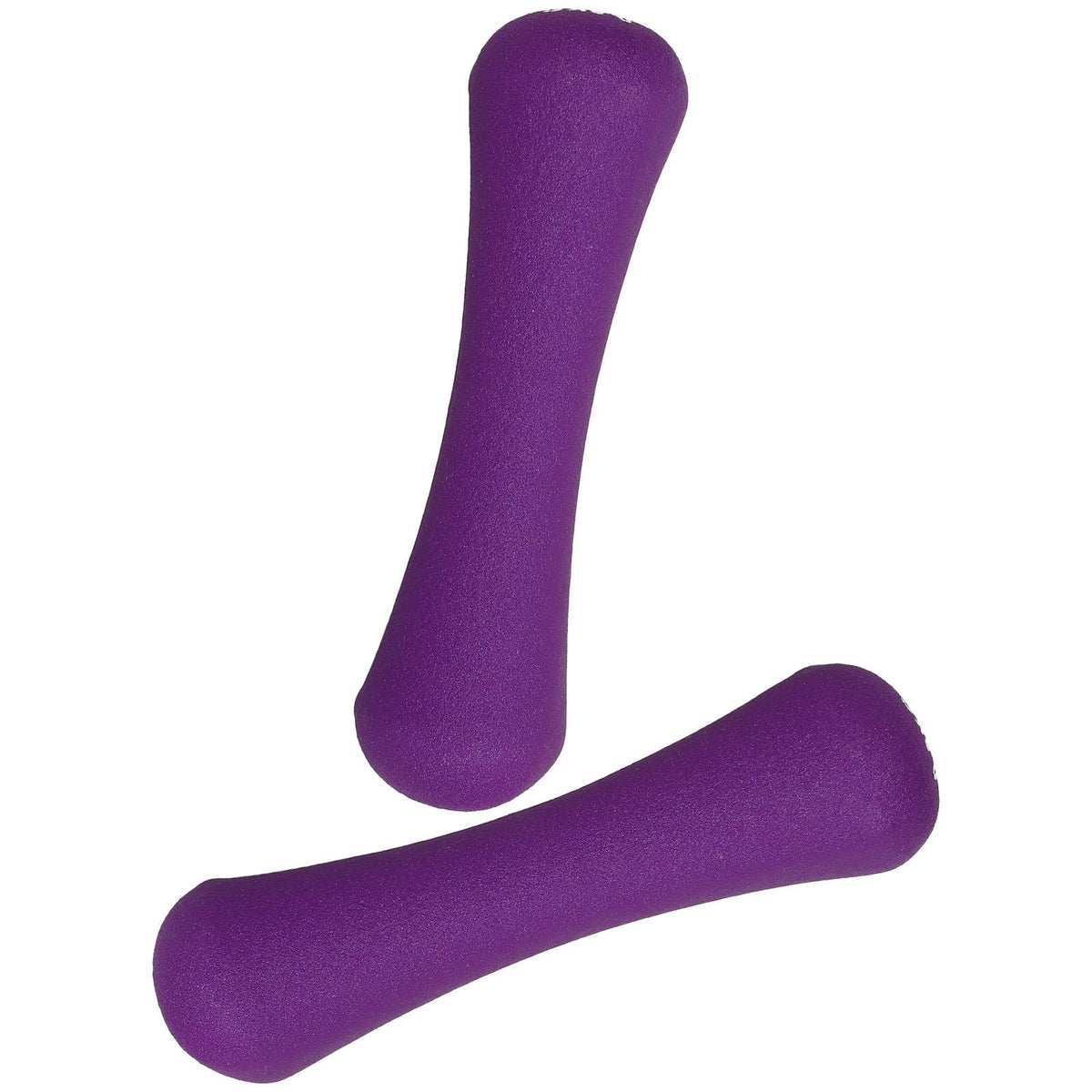 2pcs 0.5kg Purple Neoprene Coated Bone Shaped Dumbbells K480617