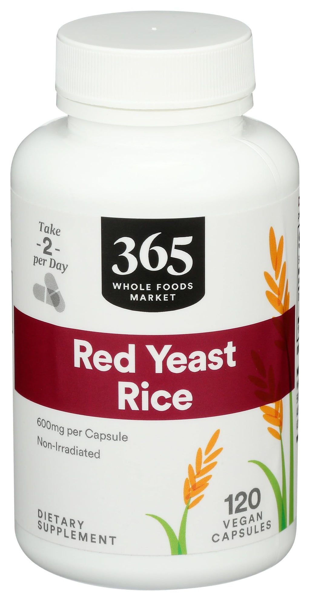 Red Yeast Rice 600mg 120 Count C7854
