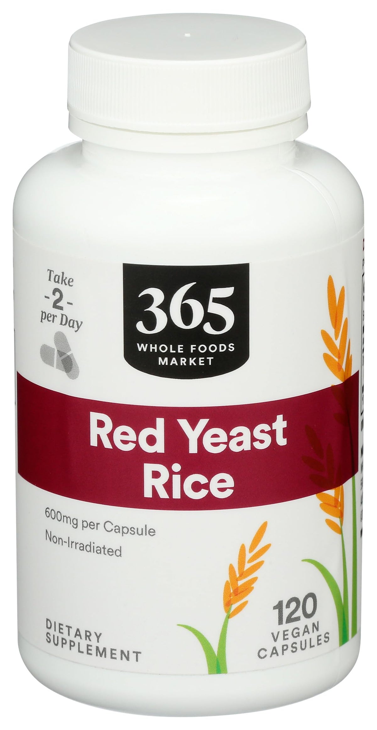 Red Yeast Rice 600mg 120 Count C7854