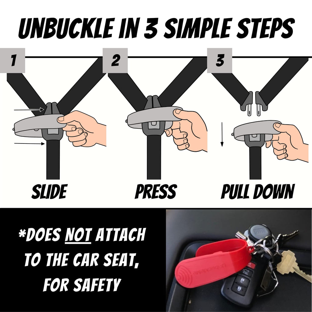 Car Seat Buckle Release Tool Gray Q422
