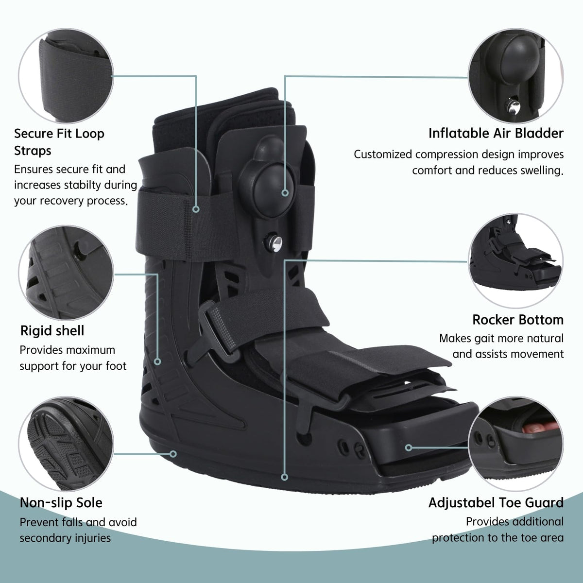 Short Inflatable Walking Boot O421359