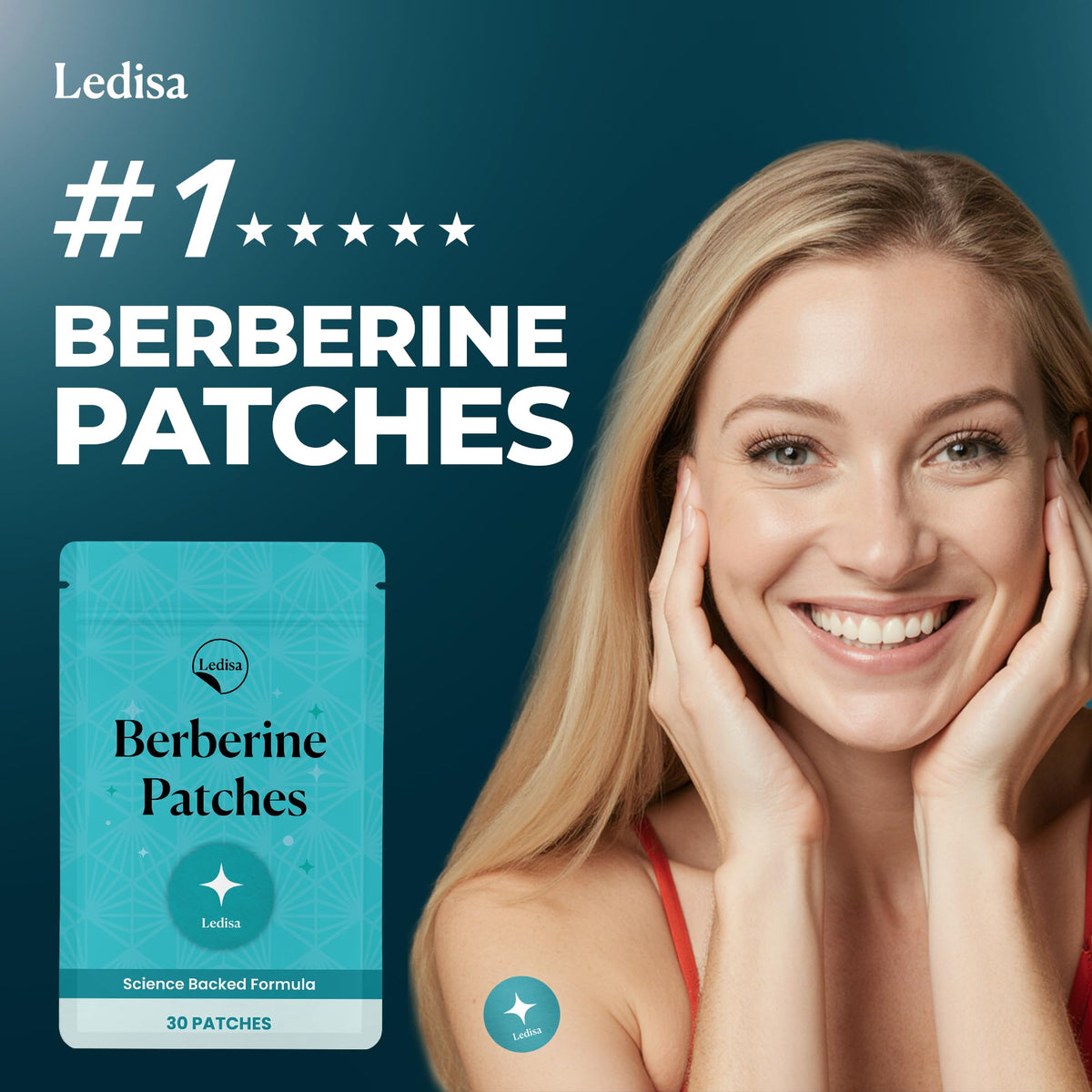 Berberine Patches with L-Glutamine, Garcinia Cambogia & Resveratrol E452785