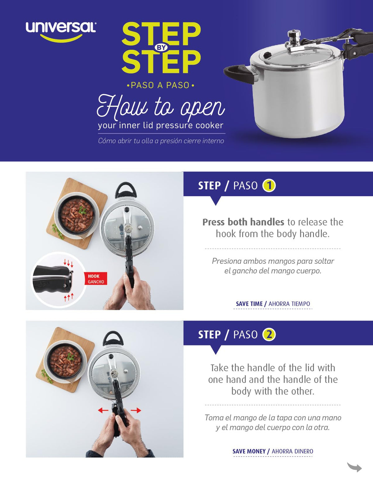 6.3 Quart Aluminum Stovetop Pressure Cooker A81664