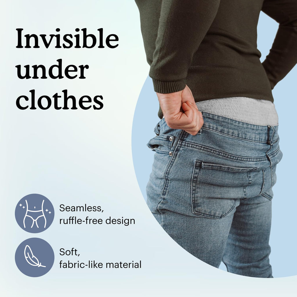 Maximum Incontinence Underwear for Men, Grey, Large, 80 Count F206