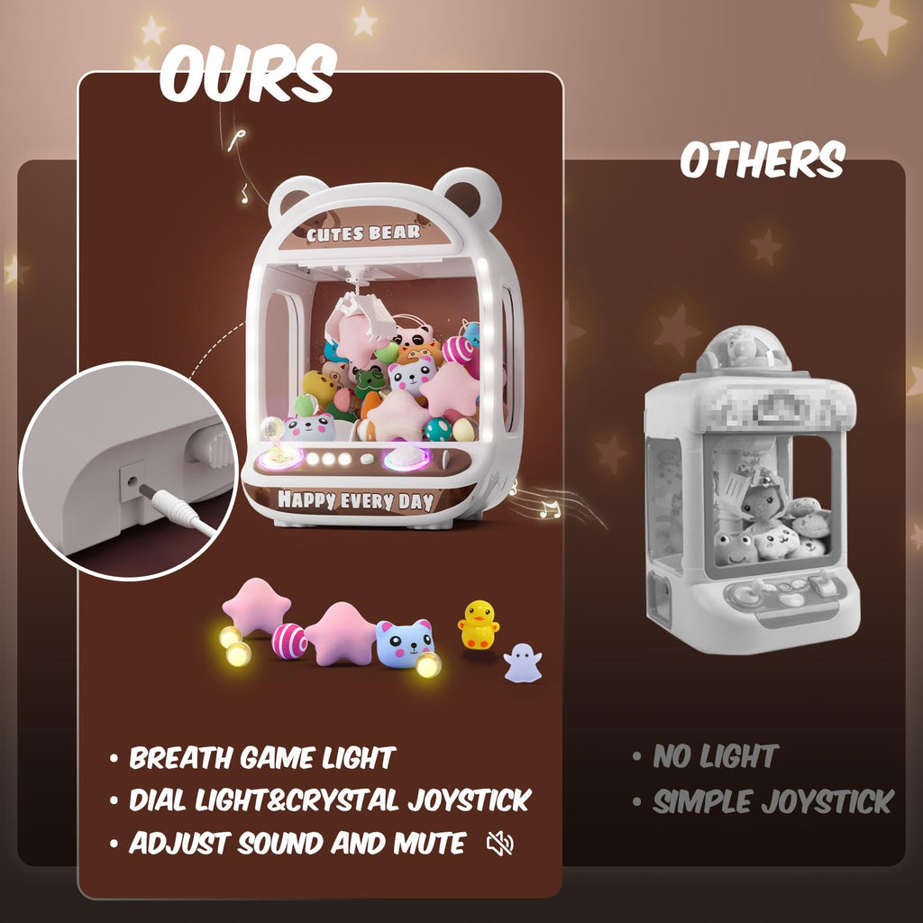 Claw Machine with Refill Toys & Prizes Y8912