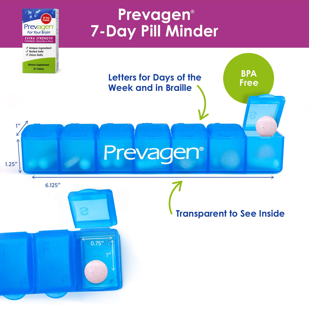 Mixed Berry Chews 7-Day Pill Minder T335323