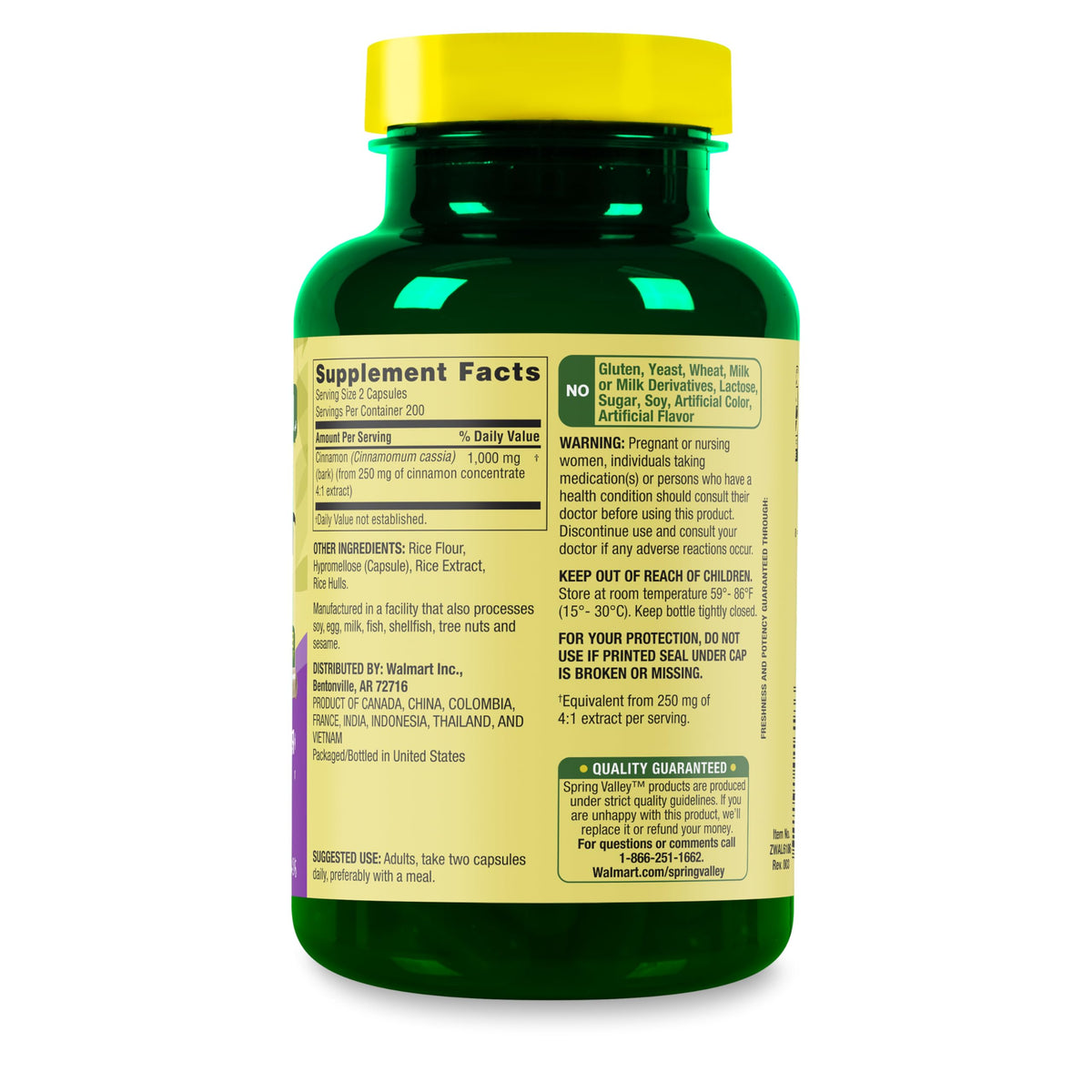 Cinnamon 1000 mg 400 Count Dietary Supplement C274569