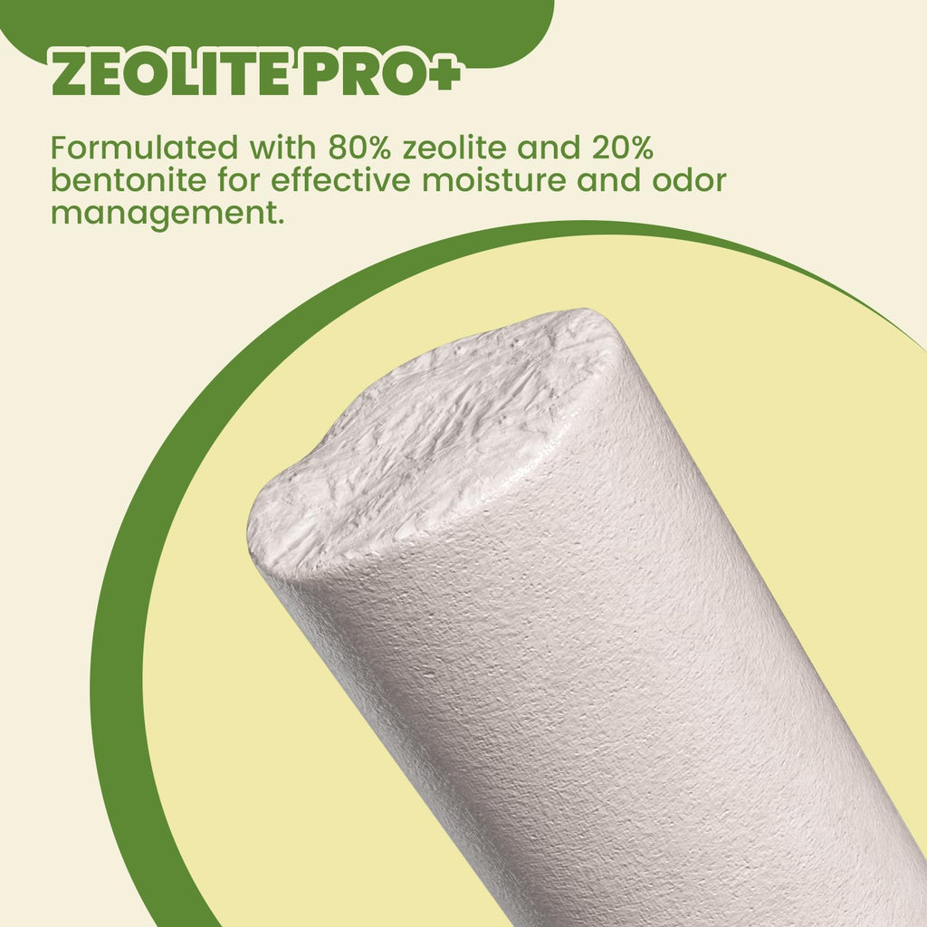 Zeolite Cat Litter Pellets, Dust Free, 19 lbs T536988