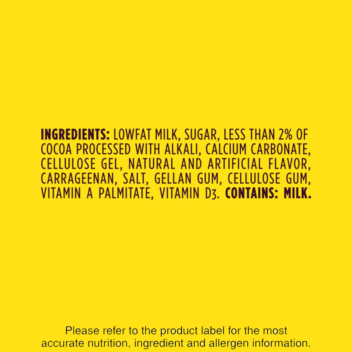 Lowfat Chocolate Milk 8 Fl Oz 12 Pack X192